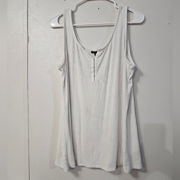 torrid Tops - Torrid White Tsnk Top With Hook And Eye Bust Closure!